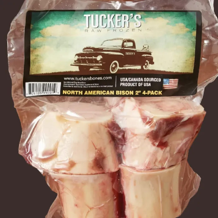 Tucker's Raw Bone Bison 2" 4pk