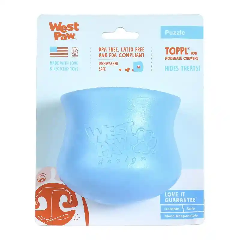 West Paw Toppl SM RUBY