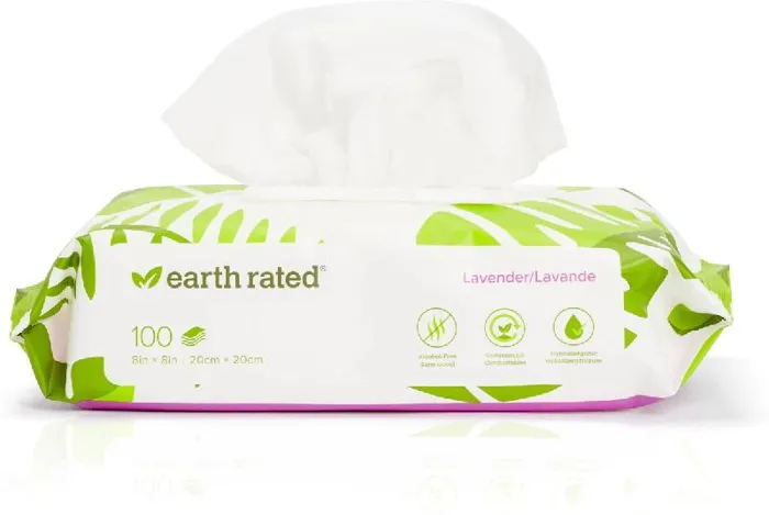 100 Usda Certified Biobased Dog Wipes - Lavender