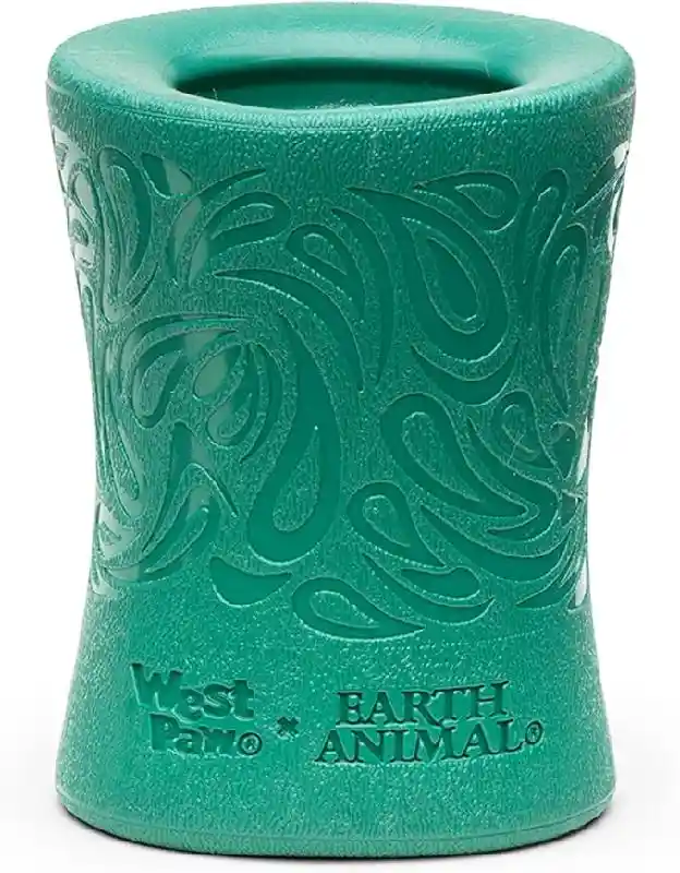 West Paw Dog Toy Funnl Large 4.25" Green