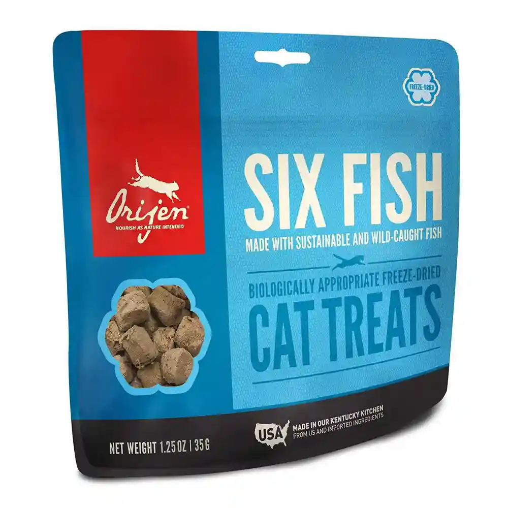 Orijen Cat Freeze Dried Treats Six Fish 1.25-oz