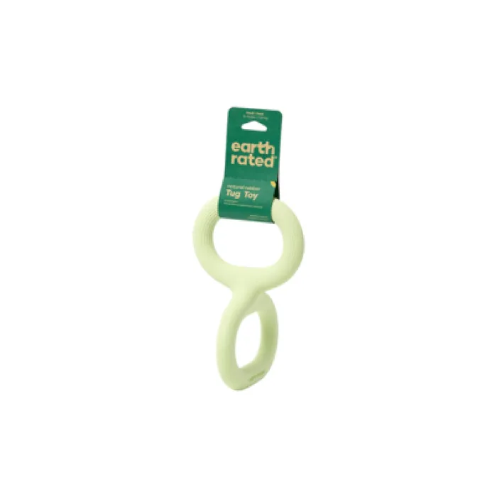 Tug Toy Green Rubber - Lrg