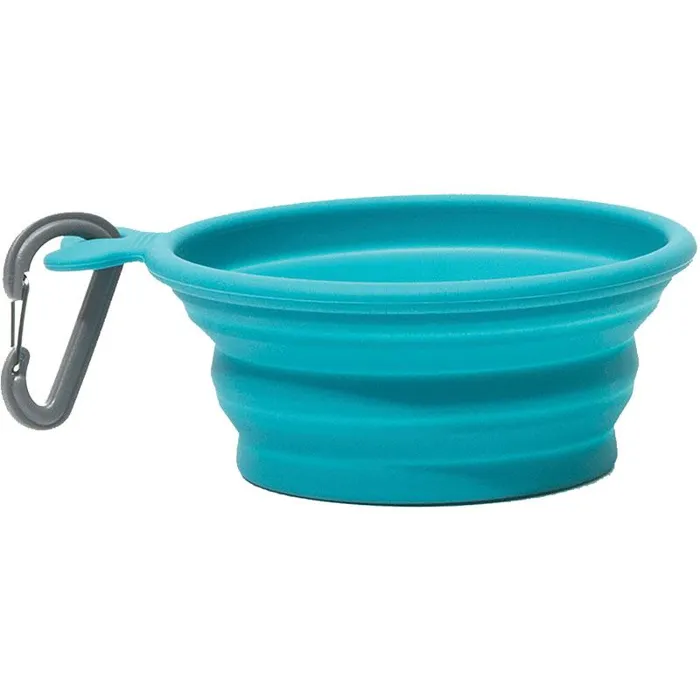 Messy Mutts Collapsible Bowl Blue L