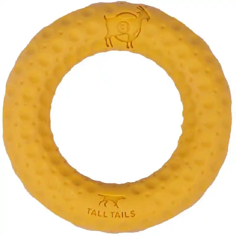Tall Tails 3 In Goat Rubber Ring Yellow Ea