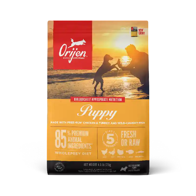 Dry Dog Food, Puppy, Grain Free 4.5-lb
