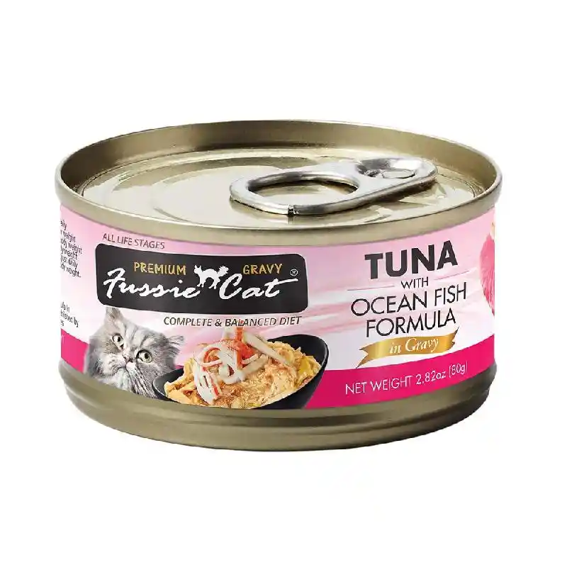 Fussie Cat Tuna & Oceanfish Gravy 2.82oz