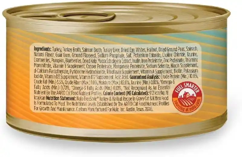 Nulo Cat Can Shredded Turkey/Halibut 3oz