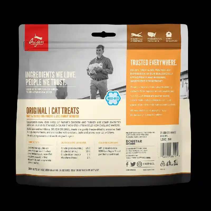 Orijen Cat Treats Dc Original 1.25-oz