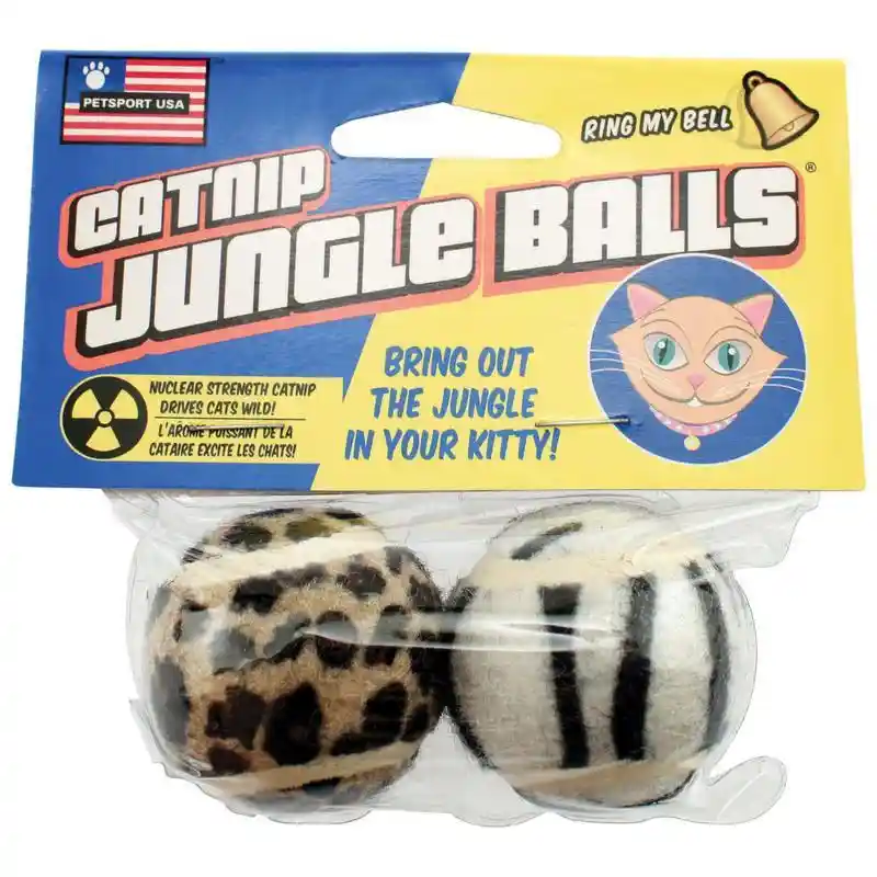 Catnip Jungle Balls 2 Pack