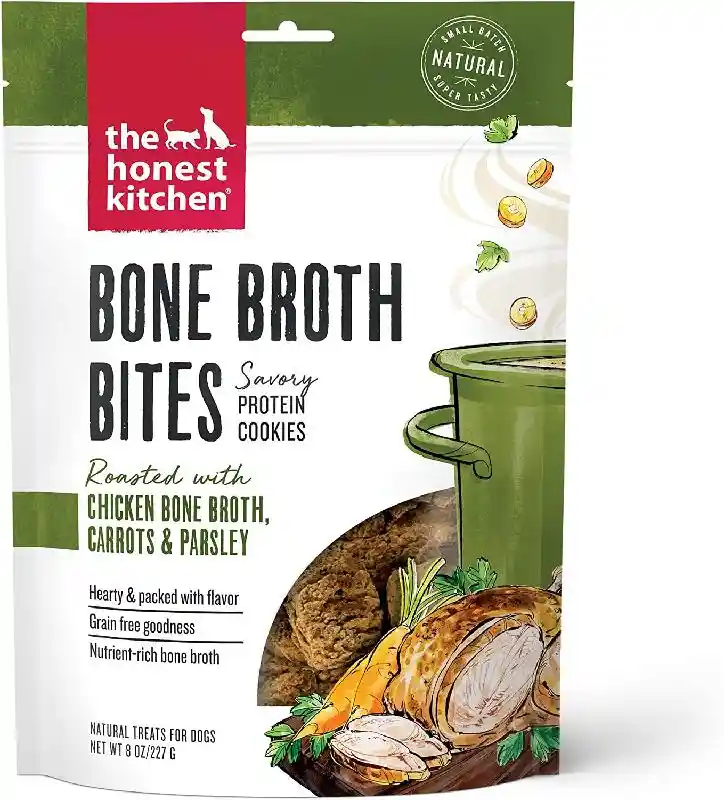 The Honest Kitchen Bone Broth Bites Ckn/carr 8-oz.