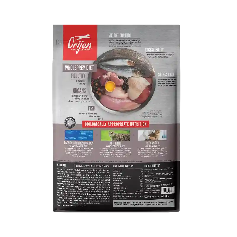 Dry Cat Food, Fit & Trim, Grain Free 12-lb
