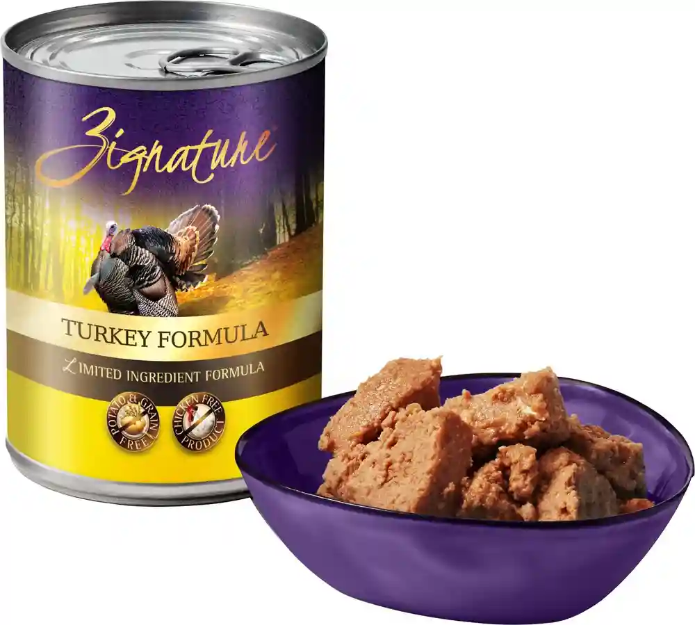 Grain Free Turkey Recipe Canned Dog Food 13-oz