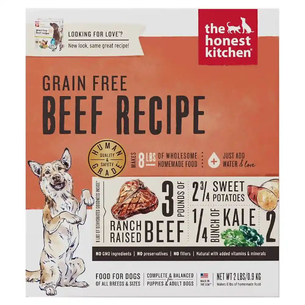 The Honest Kitchen Dog Dehydrated Gf Beef 2 Lb