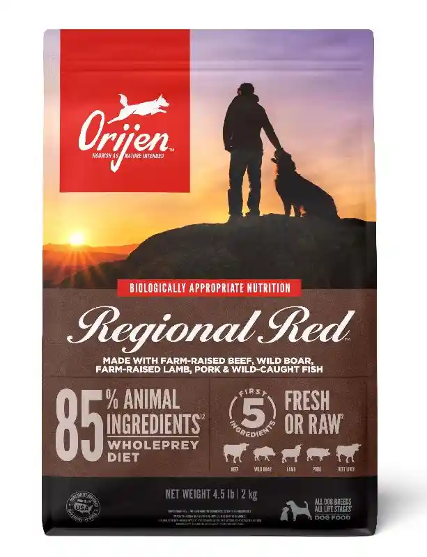 Dry Dog Food, Regional Red, Grain Free 4.5-lb
