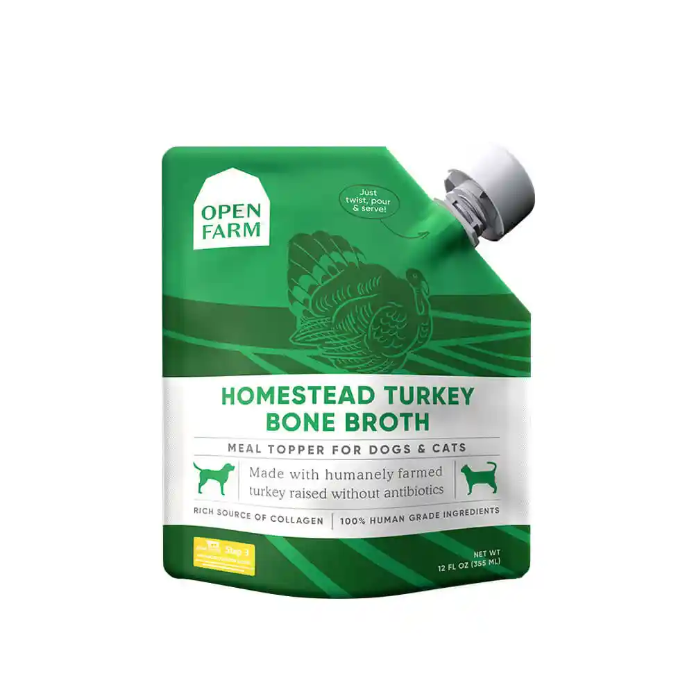 Open Farm Bone Broth Turkey 12 oz.