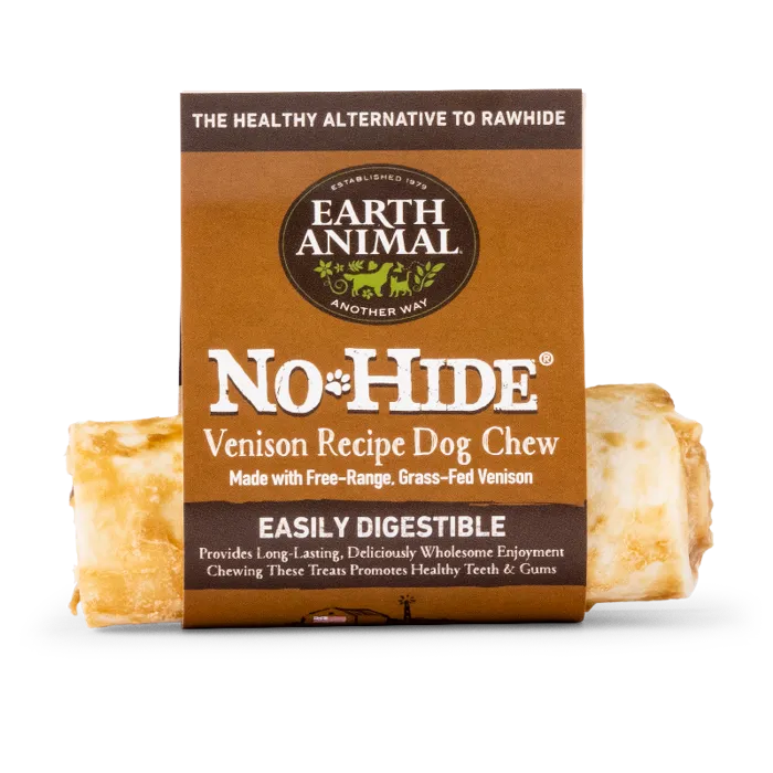 Earth Animal No-hide Venison Chews 4"