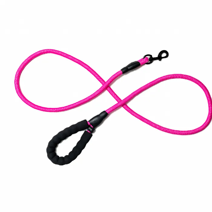Bark Appeal 6' Pink Rope Leash