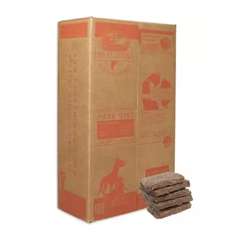 Steve's Real Food Frozen Pork Patties 13.5 Lbs