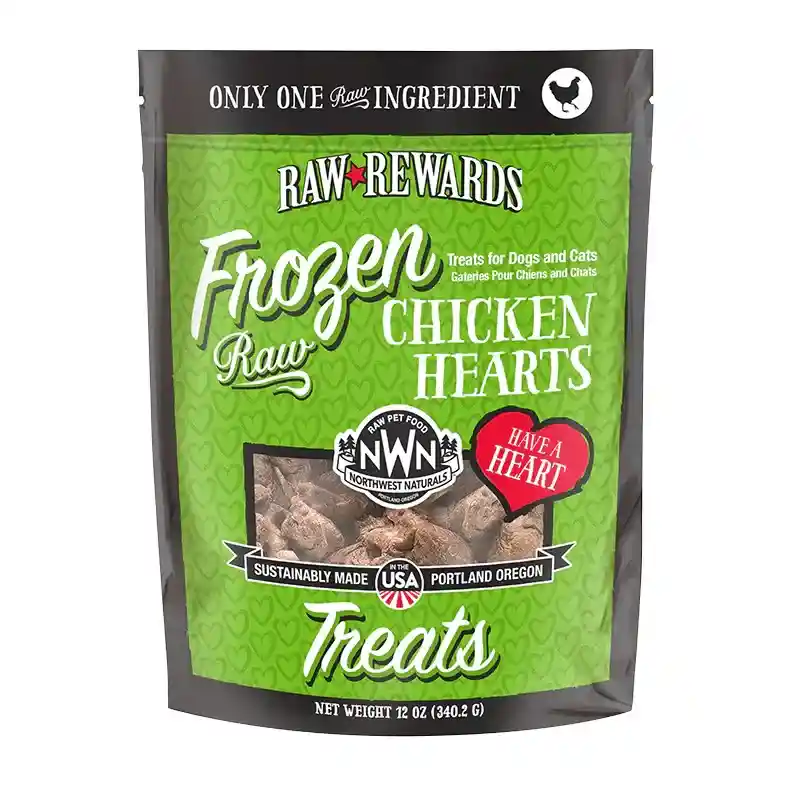 NWN Frozen Chicken Hearts 12oz