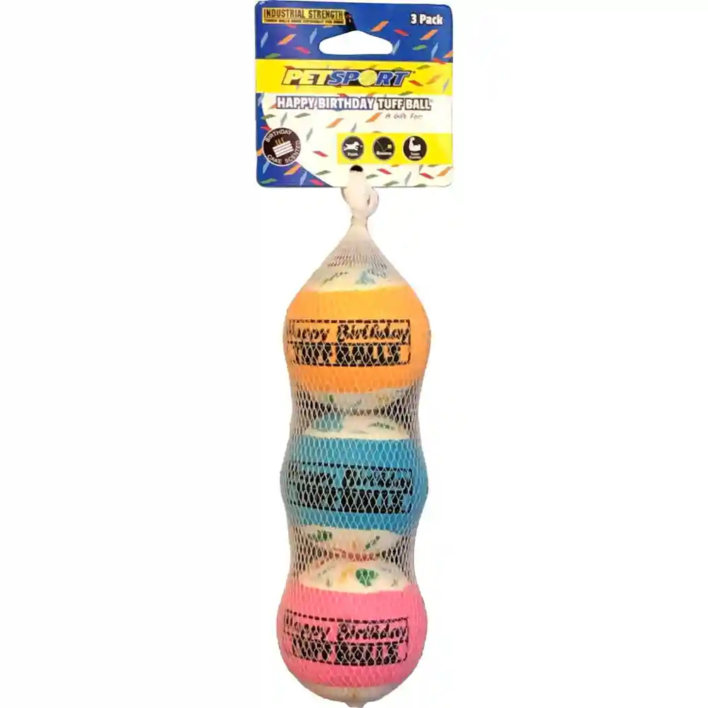 Psu Toy Tuff Ball Happy Bday3p