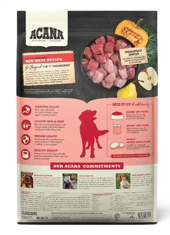 Acana Heritage Dry Dog Food Red Meat 13-lb