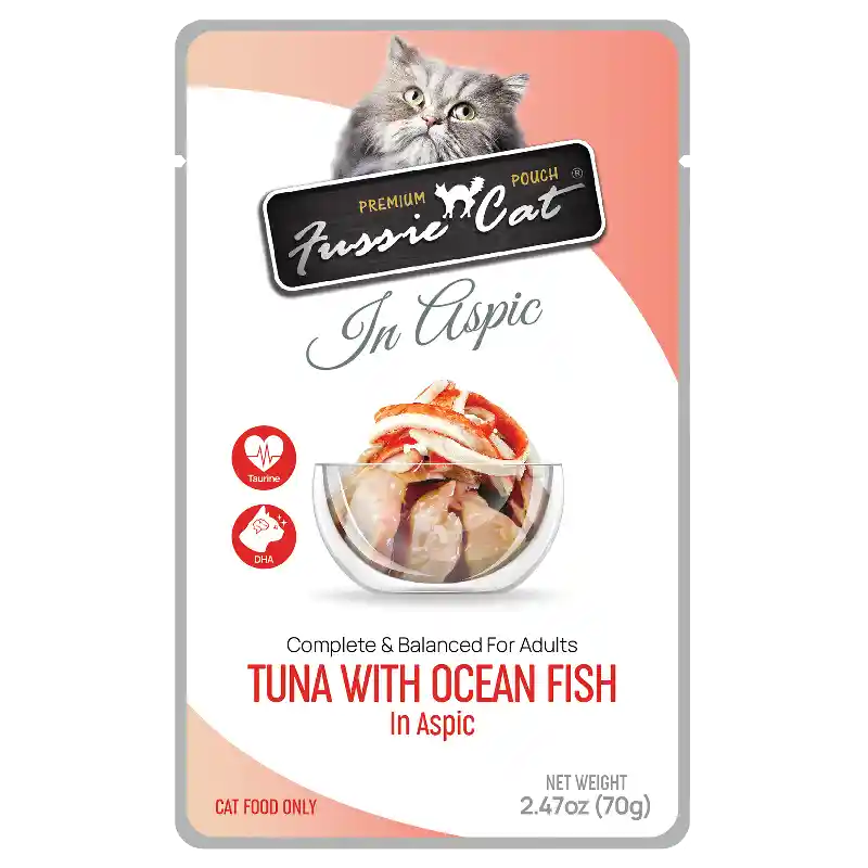 Premium Pch Tuna With Ocean Fish In Aspic 2.47oz