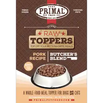 Prim Frzn Canine/feline Butcher's Blend Topper Por
