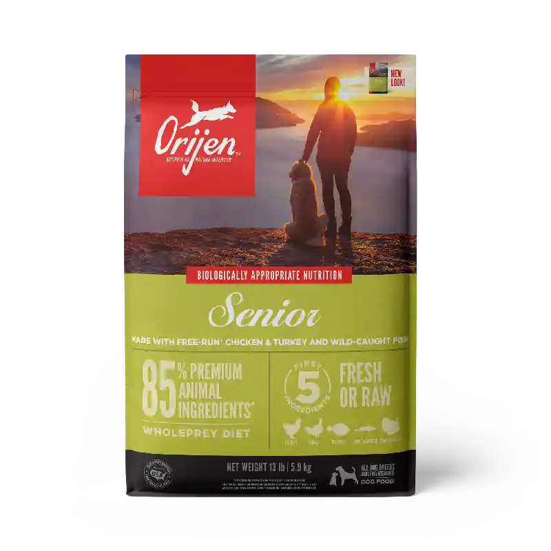 Dry Dog Food, Senior, Grain Free 13-lb