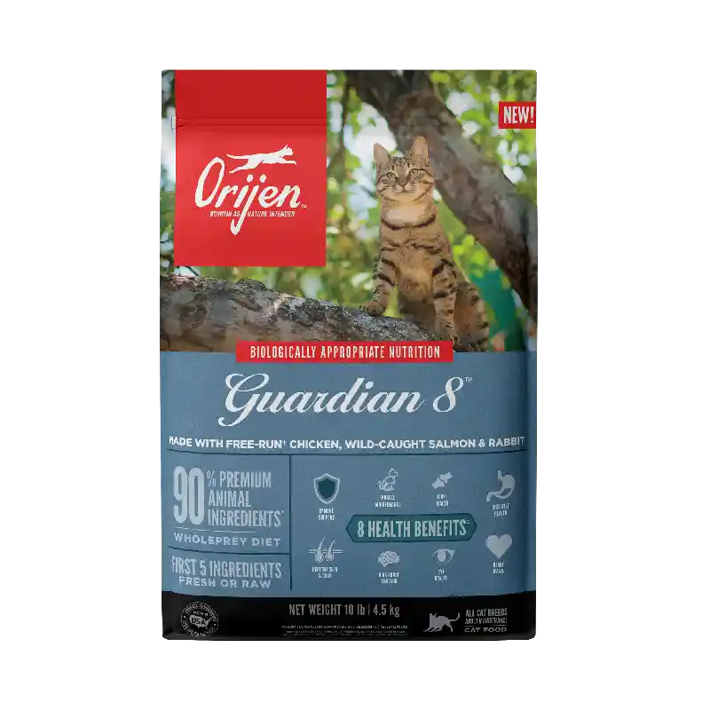 Orijen Cat Guardian8 Chicken/salmon/rabbit10 Lb