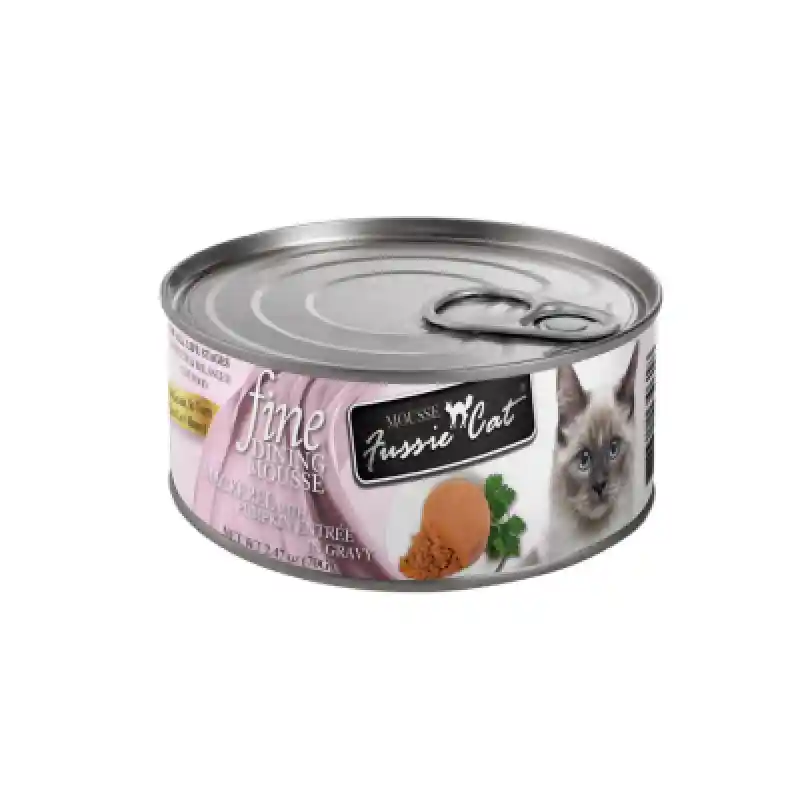 Fussie Cat Fine Dining Mousse Mack/pumpkin 2.4oz