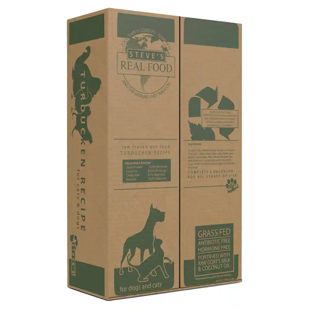 Steve's Dog Raw Frzn Turducken Nuggets 9.75-lb