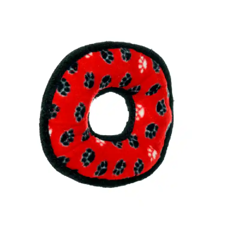 Tuffy's Ultimate Rumble Ring Junior Red Paw Print