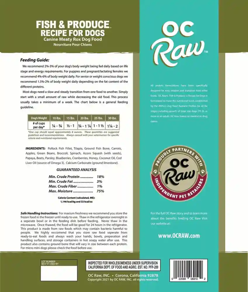 OC Raw Meaty Rox Fish 3#