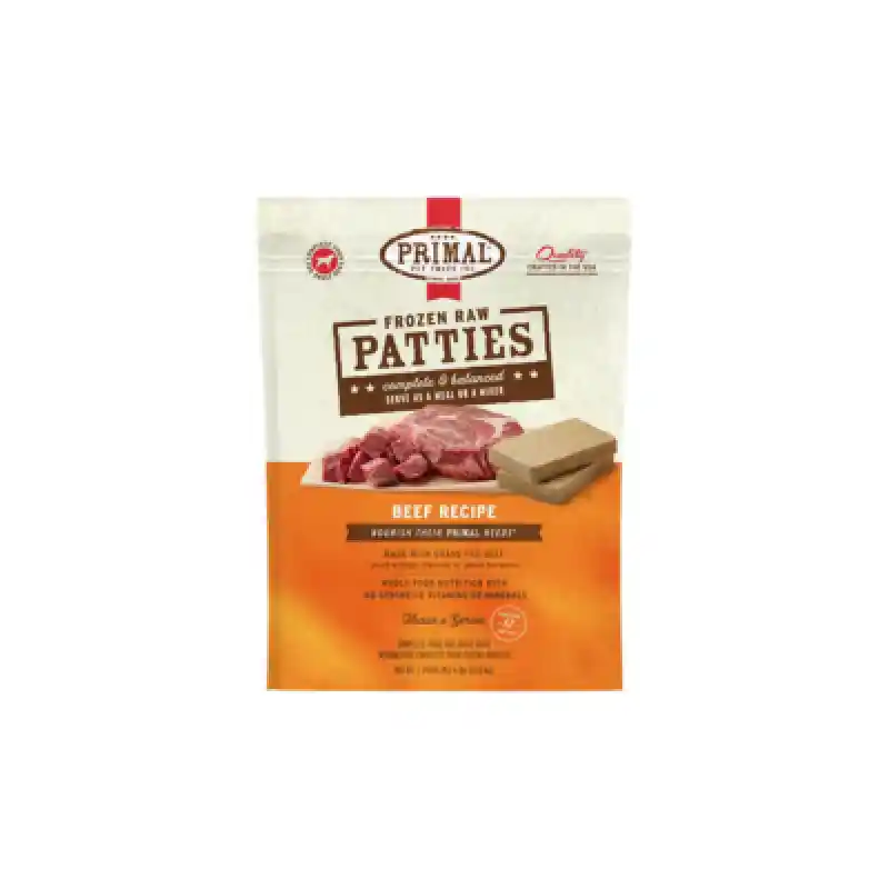 Raw Frozen Canine Beef Nuggets Dog Food 6-lb