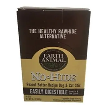 Earth Animal No Hide Peanut Butter Stix 90 Ct
