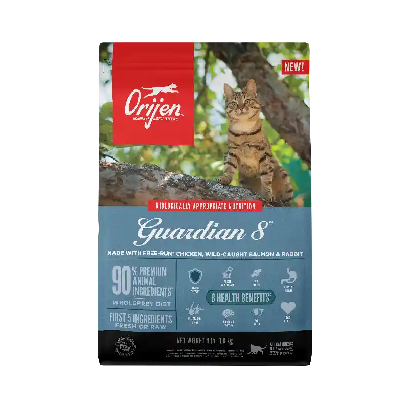 Orijen Cat Guardian 8 Chicken/salmon/rabbit 4 Lb