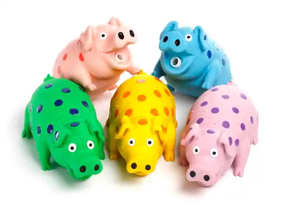Multipet Latex Globlets Pig Toy 9"