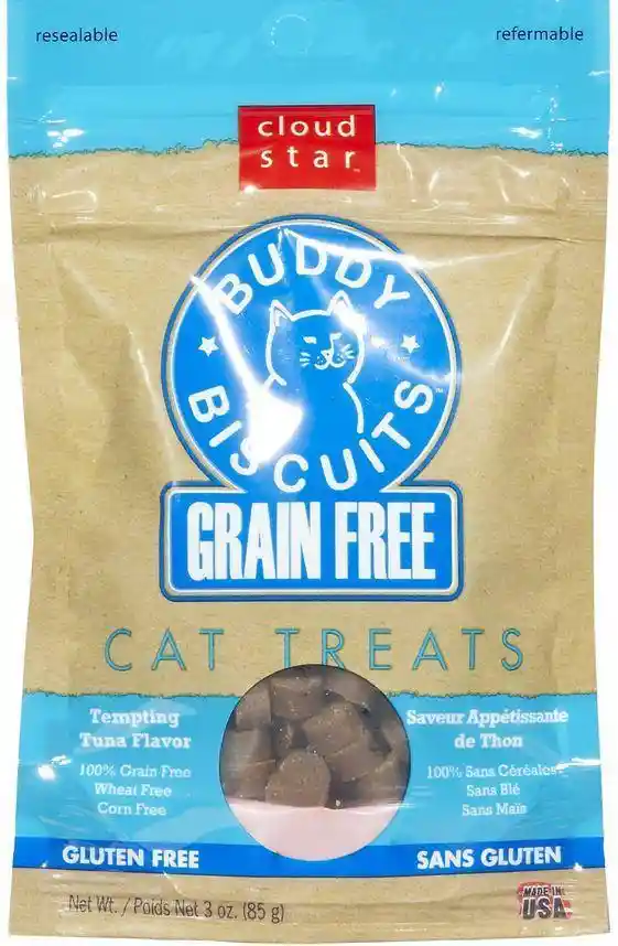 Buddy Biscuits Gf Tempting Tuna Cat Treats 3-oz