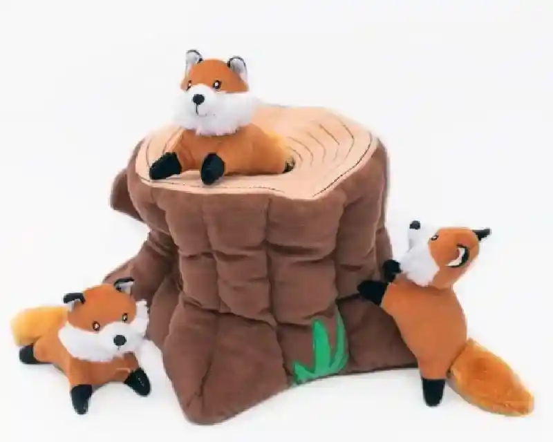 ZippyPaws Burrow Fox Stump