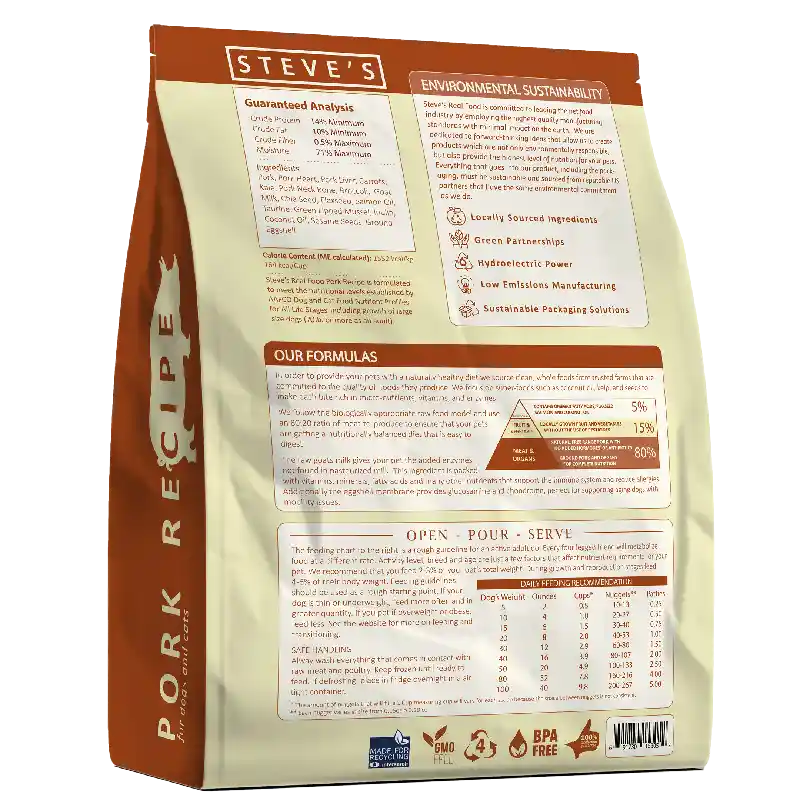 Steve`s Raw Pork Nuggets 5#