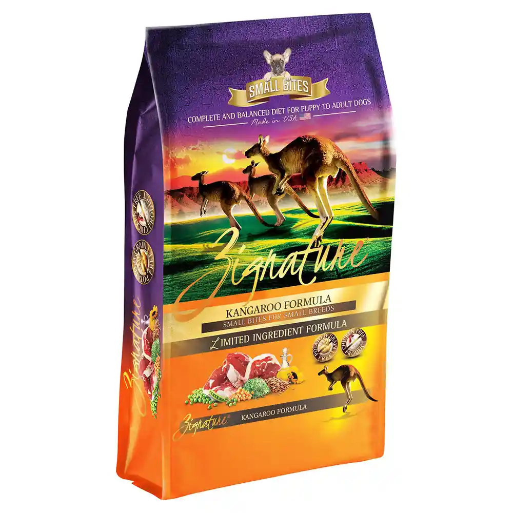 Zignature Dog Gf Small Bites Kangaroo 12.5 Lb
