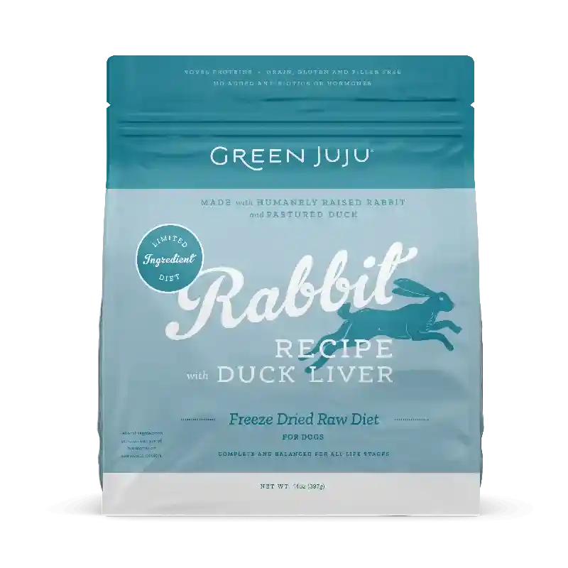 Green Juju Fd Raw Diet Rabbit W Duck Liver 14 Oz