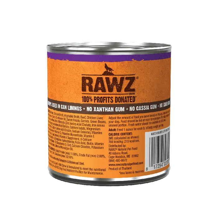 Rawz Dog Stew Chicken Beef Goat Milk Can 10 Oz