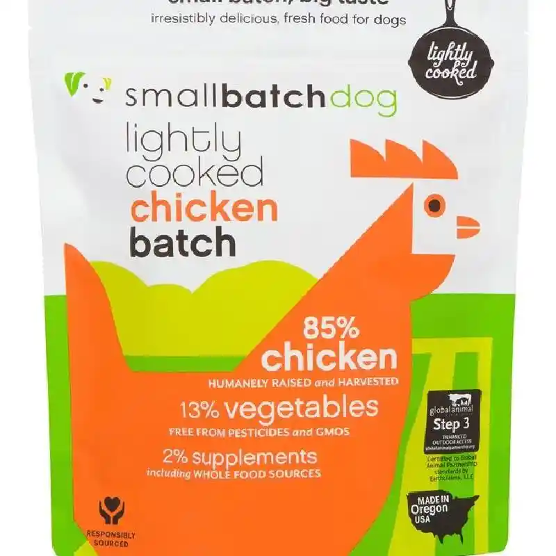 Small Batch Dog Lightly Cooked Frozen Chicken 5 Lb