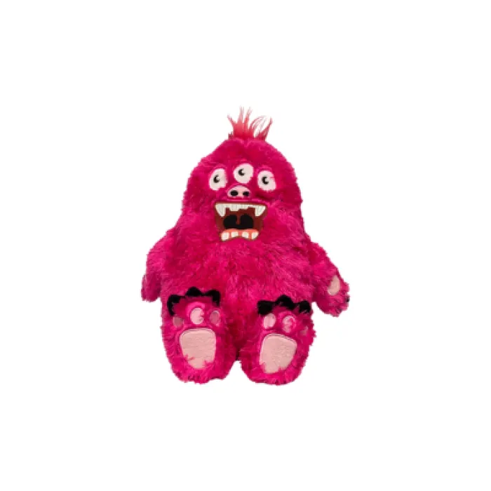 FabDog Fluffy Monster Pink LG