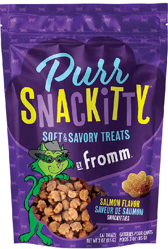 Fromm Purr Snackitty Salmon Treat 3-oz