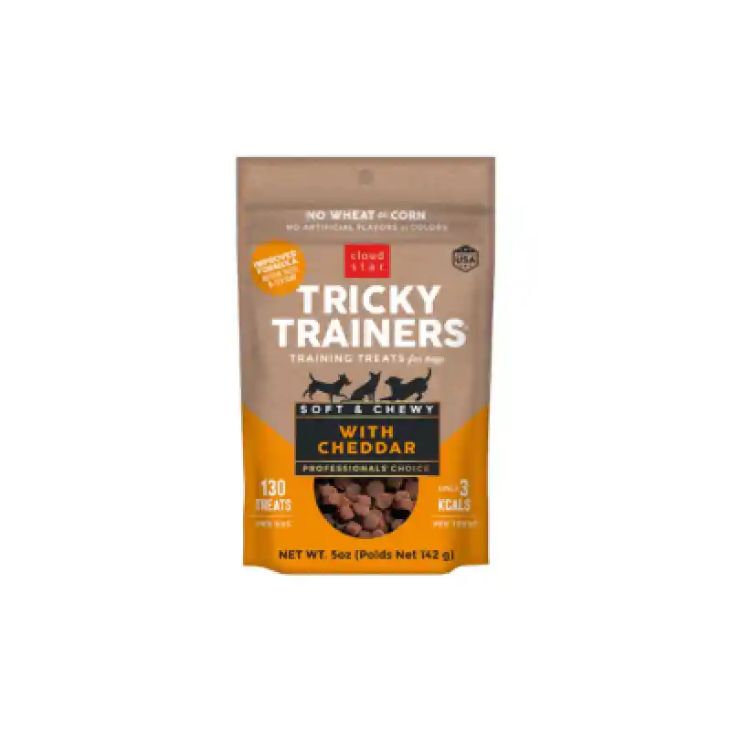 Chewy Tricky Trainers Cheddar Dog Treats 5-oz