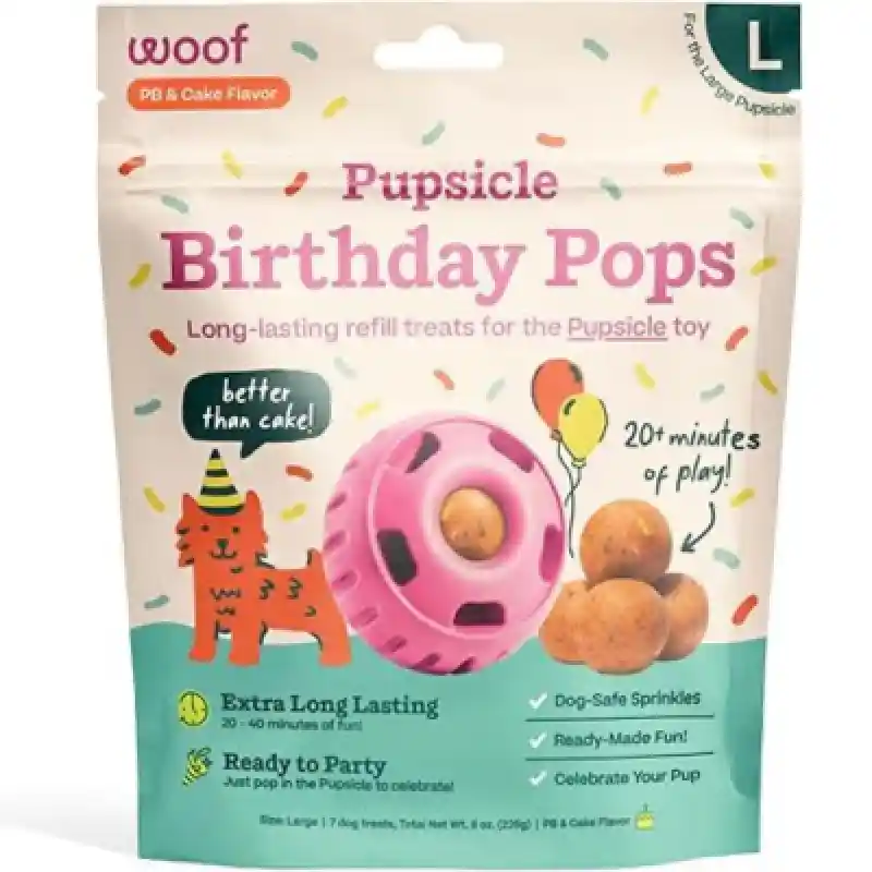 Woof Birthday Pops Refill LG