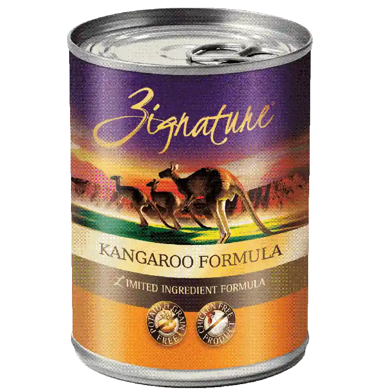 Zignature Canned Dog Food Kangaroo 13-oz.