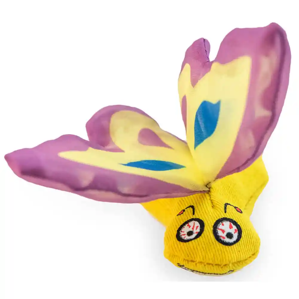 Yeowww!! Crinkle Catnip Butterfly Purple